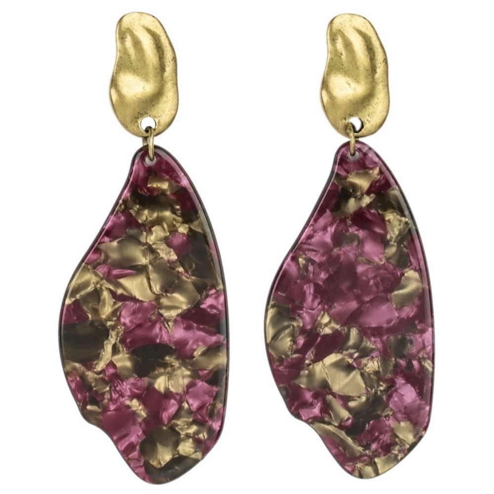 Paparazzi Fish Out Of Water Brass Post Earrings